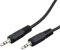 ecabo 10002 Stereo Audio Klinken-Kabel 3,5mm Klinken Stecker auf 3,5mm Klinken Stecker – AUX-Kabel – für Autoradios, MP3-Player, Receiver, Computer, Laptops, 0,25m, schwarz