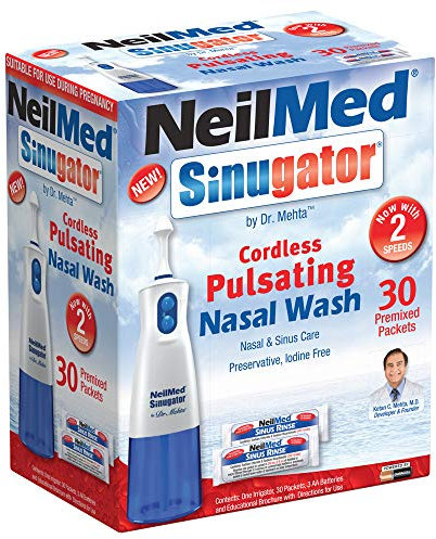 NeilMed Sinugator Cordless Pulsating Nasal Wash