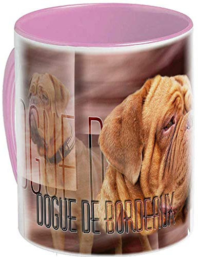 keramik tassen (AR) Rose Hund Bordeauxdogge