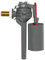 Wirquin 16300502 Robinet topy latéral 3 8 laiton, gris