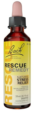 Rescue Remedy Dropper | Daily Support for Stressful Moments | Bach Original Flower Essences | Easy-to-Use 20ml Dropper