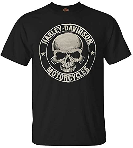 Harley-Davidson Herren Short Sleeve Elongated Bar & Shield T Shirt (1er Pack)