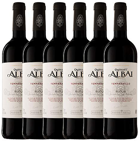 Castillo De Albai Tinto D.O.C. Rioja - Paquete de 6 x 750 ml - Total: 4500 ml