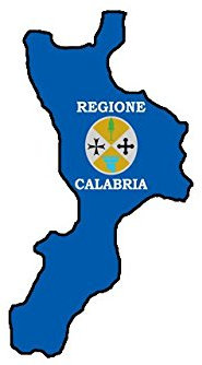 Adesivo per auto  CALABRIA  Regione (Italia) Sticker taglio contorno (ca 11x6 cm)
