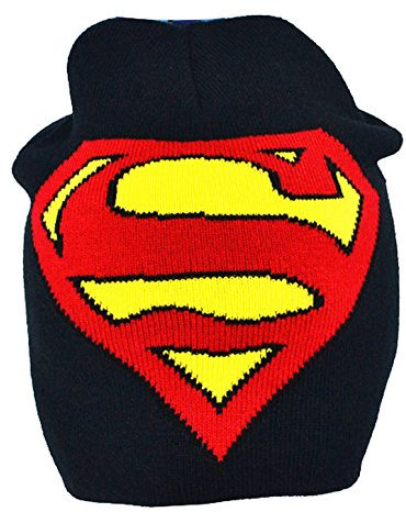 Superman Kinder/Jungen Beanie Mütze Roll Down (Junior) (Bunt)