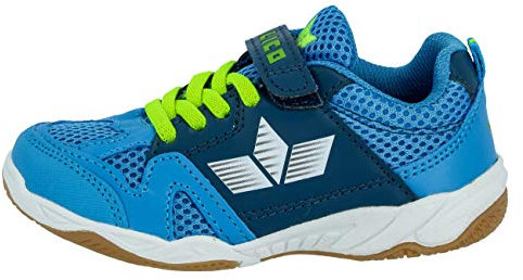 Lico Unisex Kinder Sport Vs Hallenturnschuhe, Blau Marine Lemon, 31 EU
