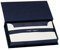 Rössler Papier 1056831009 - Kartenkassette DL/DL, 15/15, Paper Royal, blau/weiß gerippt
