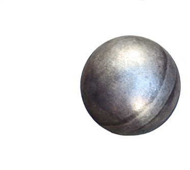 UHRIG Eisen Hohlkugel - Hohle Stahlkugel Ø 50 mm, dickwandige Metallkugel für Zaunpfosten uvm.
