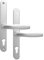 Fullex UPVC Lever Handles 68PZ 215mm White