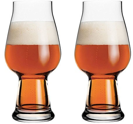 Luigi Bormioli Birrateque, bicchieri per birra IPA Ale, 1 pinta, set di 2