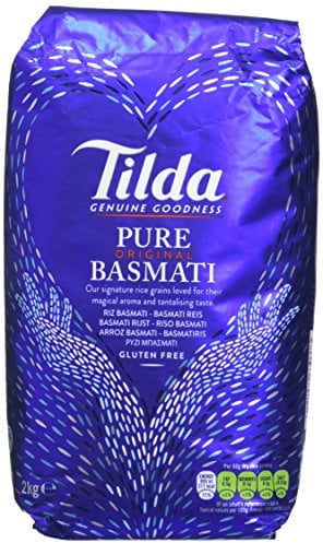 Tilda Pure Basmati Rice 2kg, Pack of 2