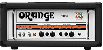 Orange TH30H 30-watt 2-Channel Tube Head - Black