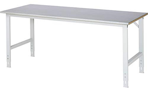 RAU Arbeitstisch Tom höhenverstellbar, B2000xT800xH760-1080mm, S-Platte-25mm