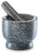 Zeller 2057632 Mortier et Pilon Granite Anthracite 12 x 12 x 10 cm