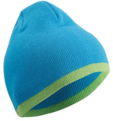 Myrtle Beach Enganliegende Strickmütze ohne Umschlag (turquoise/lime-green)