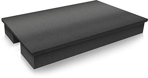 Pyle Schalldämpfender Lautsprecher-Erhöhungsschaum – Audio-Akustikgeräuschisolierung, Plattform-Pads, Rückstoß-Stabilisator mit Gummi-Basispolster für Studio-Monitor, Subwoofer, Lautsprecher – PSI21