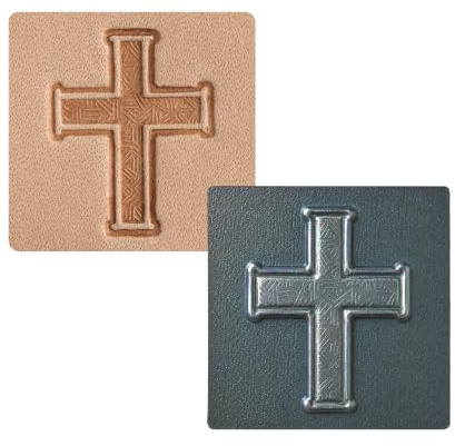 Tandy Leather - Cross 3D Leder Stempelwerkzeug - Stamping Pattern für Ledernarbeiten