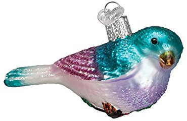 Old World Christmas Romantischer Singvogel aus Glas