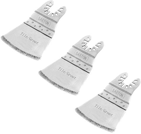 3X Saxton Diamond End Cut Blades for Dewalt Erbauer Stanley Black & Decker Worx Oscillating Multitools
