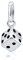 SILVEGO Unisex Anhänger aus 925 Sterling Silber Spielwürfel