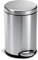 simplehuman CW1852CB 4,5 Liter, runder Treteimer, kleiner Mülleimer Bad Badezimmer Büro Schlafzimmer, gebürsteter Stahl, 10 Jahre Garantie