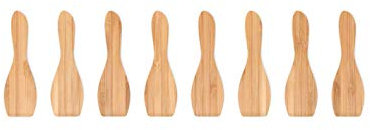 Pebbly Natural - NBA008 - Set of 8 Raclette Spatulas