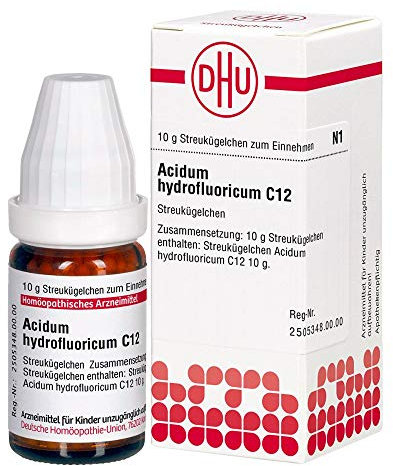 DHU Acidum hydrofluoricum C12 Streukügelchen, 10 g Globuli