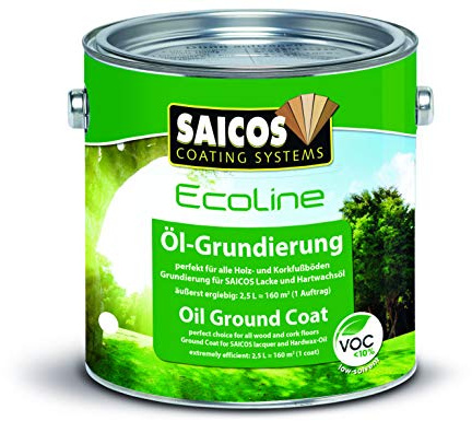 Saicos 3409 ECO 500 Ecoline Öl-Grundierung 2.50 l weiss transparent