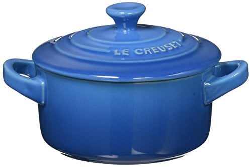 Le Creuset PG1160-0859 Petite Round Casserole, Stoneware, Marseille