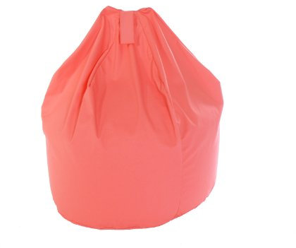 BeanLazy LARGE SIZE Cotton Drill Bean Bag With Beans In Pink