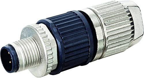 MOSA M12 Stecker ger. selbstanschließbar Schneidklemme