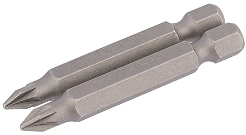 Draper 64227 No.1 1/4 Hex PZ Type Insert Bit 50mm Long (2 Piece)
