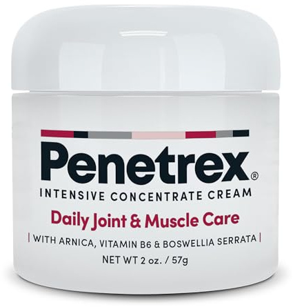 Penetrex Daily Joint & Muscle Care Cream – Soothing Botanical Formula with Arnica, Vitamin B6 & MSM – Lightweight Fast-Absorbing Cream for Everyday Movement - Non-Greasy - Light Scent- 2 oz