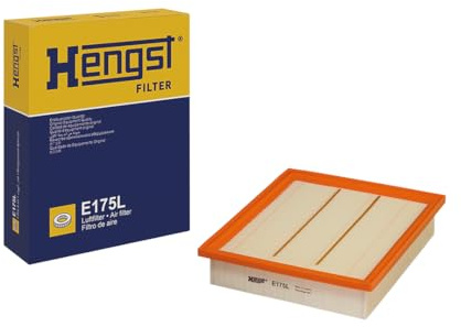 HENGST - Air Filter E175L - Air Filter Insert for Car - High Quality Engine Air Filter for Petrol or Diesel Engines - Protection for Engines - Water Resistant