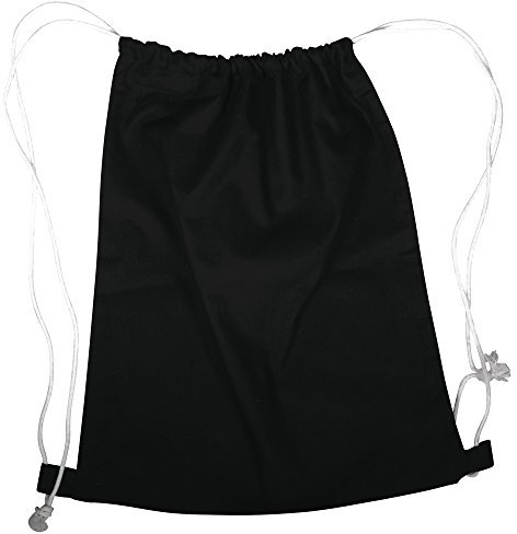 Rayher Hobby 38694576 Freizeit-/Sport-/Turnbeutel, mit Kordelzug, 38 x 42 cm, schwarz, Tasche, Rucksack