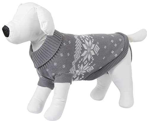 Kerbl Pet Pullover Lillehammer, Grau/weiß, 30 cm