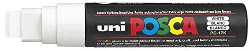 Uni-12 Stück Marker Malerei POSCA pc-17 K, weiß