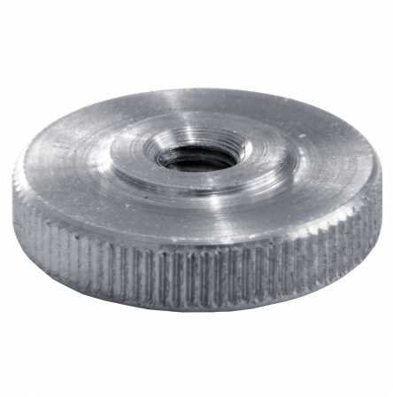 Reidl Rändelmuttern flache Form M 10 DIN 467 Automatenstahl blank 1 Stück