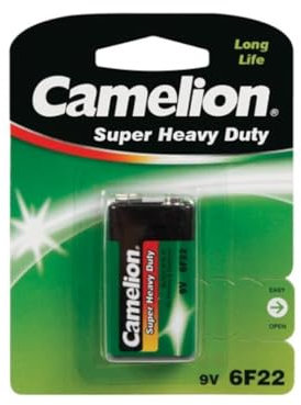 CAMELION Pile Saline 6F22/9V BL1 Super Heavy Duty