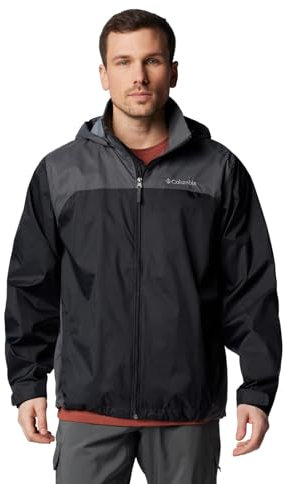 Columbia Herren Glennaker Regenjacke Lake, Schwarz, Grill, L Hoch