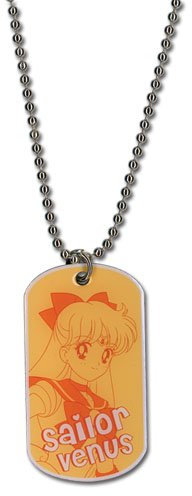 Sailormoon Sailor Venus Dog Tag Necklace