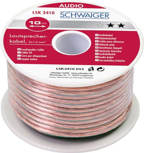 Schwaiger LSK3410055 Lautsprecherkabel