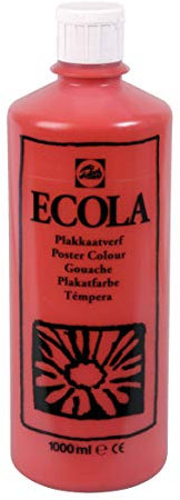 Talens Ecola gouache flacon de 1000 ml, rouge écarlate Lot de 1Unité(s)