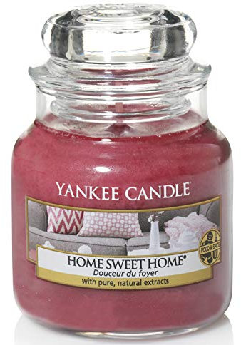 Yankee Candle Duftkerze im Glas (klein) | Home Sweet Home | Brenndauer bis zu 30 Stunden