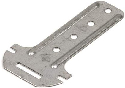 PLACO® - Lot 100 pièces Suspentes Courtes 300 Stil F 530 Placoplatre – 81 x 4,3cm – E01180100, Gris