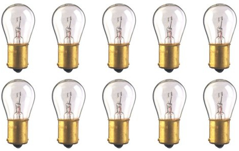CEC Industries #1619 Bulbs, 6.7 V, 12.73 W, BA15s Base, S-8 shape (Box of 10)