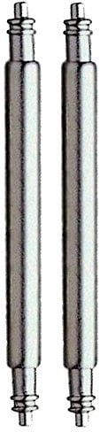 2 Stück 24mm Eichmüller Premium Edelstahl Federstege Pins Stifte Spring Bars 1,5mm Ø für Uhren Armbänder