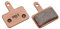 BBB Cycling Fahrrad Bremsbeläge Discstop Hp Organic / Sinterot High Performance Bike, BBS-52, One size, Copper