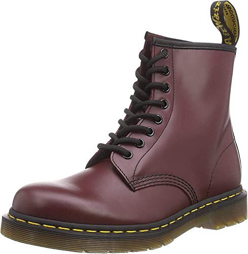 Dr. Martens 1460 Smooth, Botas Militares Unisex Adulto, Rojo (Rouge Cerise), 41 EU