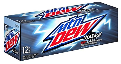 Mountain Dew Himbeere-Zitrus mit Ginseng 355ml x 12 Flasche Erfrischungsgetränk